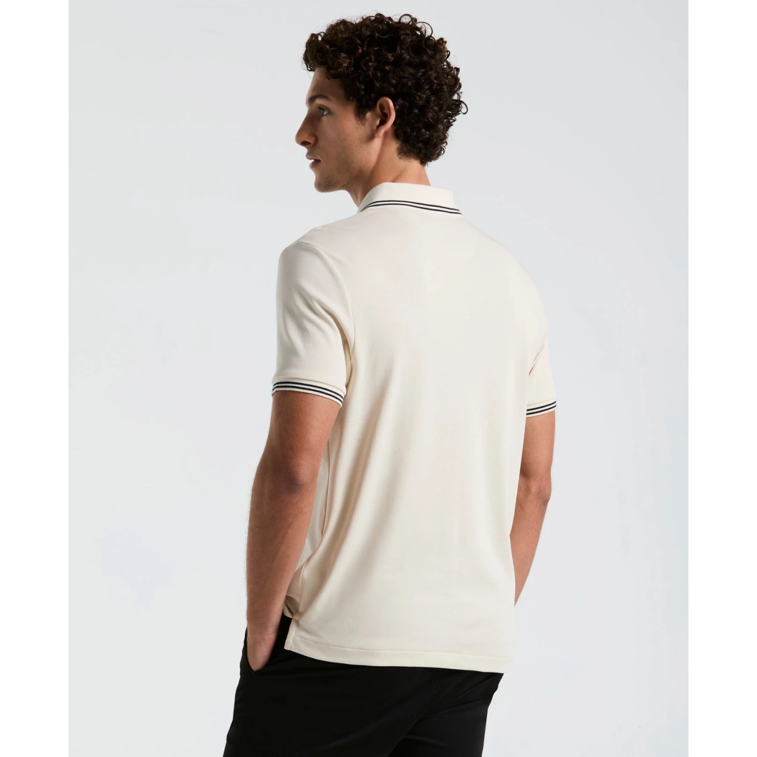 Original Penguin Icons Tipped Polo Shirt In Birch(Organic Cotton Tv Pete Short Sleeve Polo Shirt Beige Opkf3808gp 252) 4 Original Penguin Icons Tipped Polo Shirt In Birch(Organic Cotton Tv Pete Short Sleeve Polo Shirt Beige Opkf3808gp 252) - Image 2
